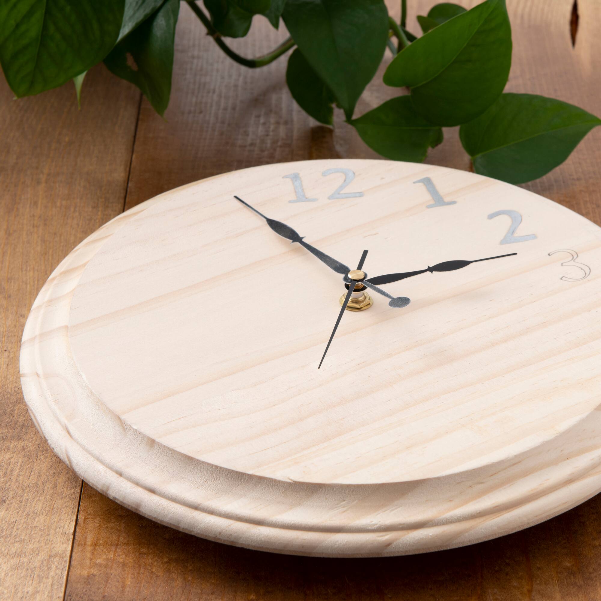 6 Pack: 11" Round Wood Clock Surface by Make Market®